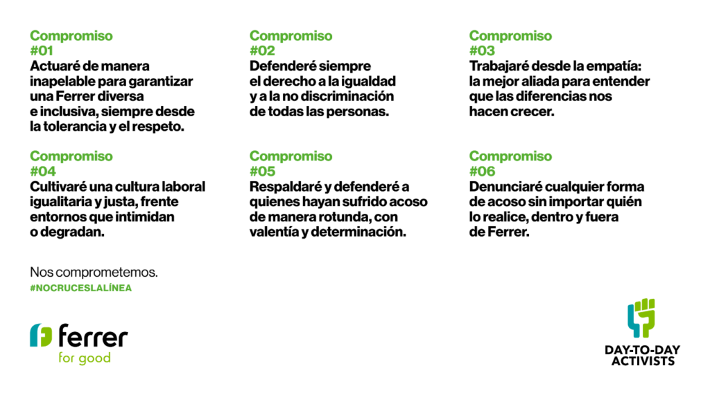 Compromiso Ferrer No Cruces Linea