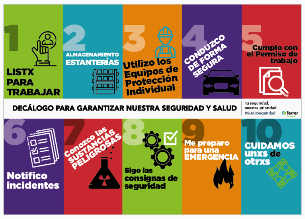 Decálogo Seguridad Ferrer